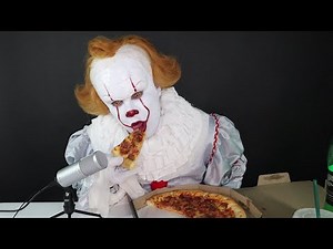 Pennywise tries ASMR! (PIZZA HUT Mukbang) | Prince De Guzman Transformations