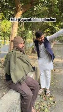 Indian Politician a week before election #election #politics #indianpolitics #funny #shorts