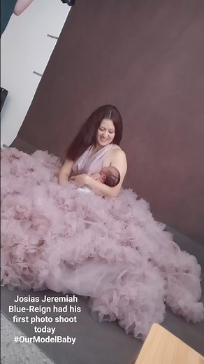 Our son Josias Jeremiah Blue-Reign had his first photo shoot today 💙 #OurModelBaby #proudparents | Josias Marsters