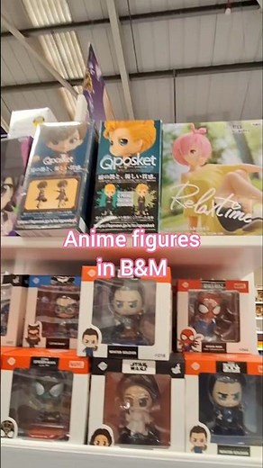 Anime figures in B&M #anime #animefigure #animefigurecollection
