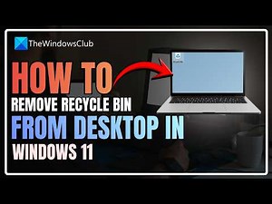 How to remove Recycle Bin from Desktop in Windows 11