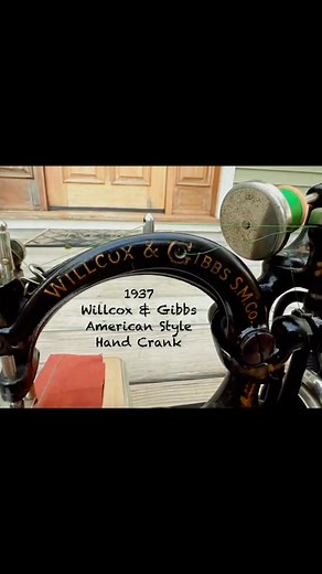 4.4K views · 125 reactions | 1937 Willcox & Gibbs American Style hand crank sewing machine!! #AllisonKrauss,#RhodeIsland | Wolfegang's Collectibles | Facebook