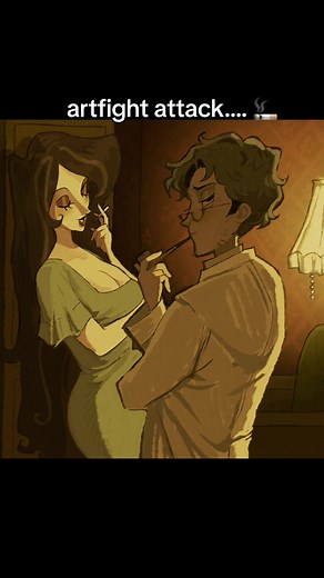 ocs belong to @vee #fyp #foryou #artfight #artfight2024 #teamstarfoam #webcomic #speedpaint #tutorial #rendering #vintage #avalon🐇 #originalcharacter