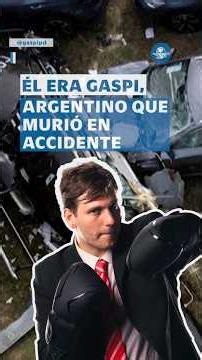 ¿Quién era Gaspi? Youtuber argentino que perdió la vida en accidente aéreo #shorts