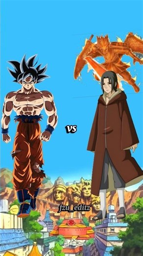 Goku vs Itachi who is stronge( #GokuvsItachi, #WholsStronger, #AnimeVs, etc.)