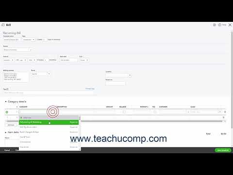 QuickBooks Online Tutorial Using the Recurring Transactions List Intuit Training