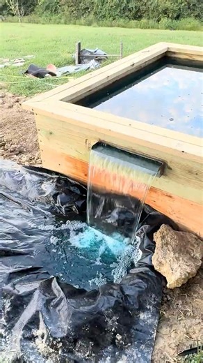 I Finally Turned It On! 💦 DIY Pond Waterfall First Test