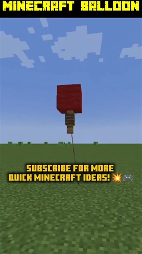 I Made a Minecraft Balloon With a Simple Trick 🎈🔥