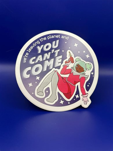 Leaving the Planet Sticker, Waterproof, Chappell Roan Inspired - Etsy