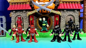 Imaginext Superman Tells Captain America Story Of How He Met Super dog Krypto At Ninja Base