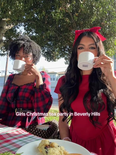 Girls Christmas Tea Party in Beverly Hills