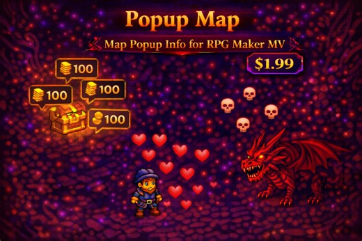 Plugin POPUP map Rpg Maker MV by BahamutChaos