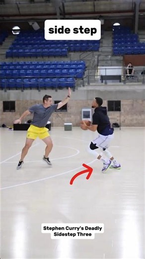 Stephen Curry's Deadly Sidestep Three #stephencurry #nba #basketball #nbahighlights #shorts