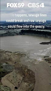 Quarry fills with floodwaters in Carmel; brings threat of contamination