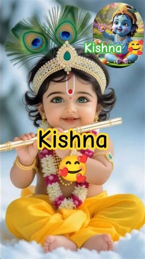 Jo Hai Albela Vo Krishna Hai 💙 | Cute Krishna Video 🦚 | Radha Krishna Bhajan #shorts #radha #krishn