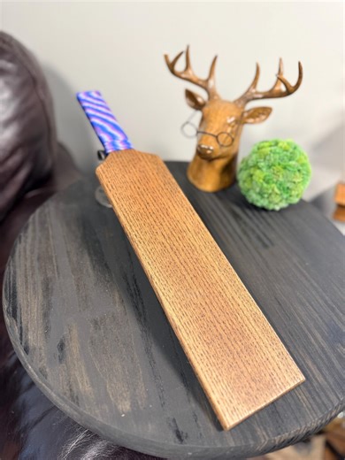 Handcrafted Hardwood BDSM Paddle – Oak Impact Toy – Purple Paracord Wrapped Handle – Spanking Paddle for Couples – Kink Friendly - Etsy