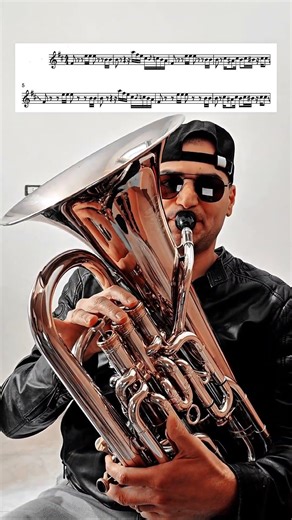 Can you recognize it in the first seconds? Back in Black AC/DC #backinblack #acdc #euphonium #music