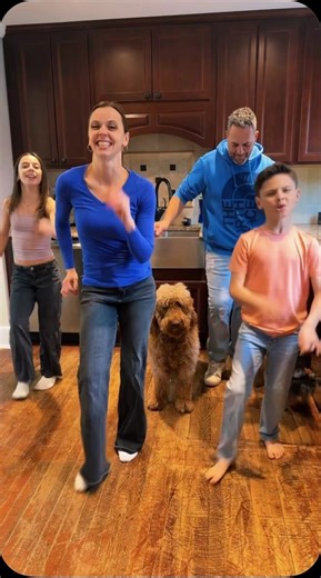 Spent all morning practicing for the dog to forget the moves 😆 #dance #dogs #family #viral