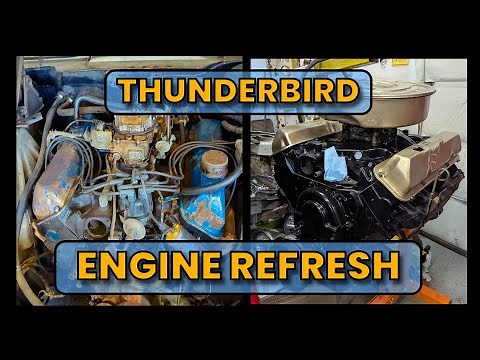 FE 390 Engine Removal Refresh Repaint - 65 Thunderbird Hardtop