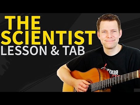 How To Play The Scientist Guitar Lesson & TAB - Coldplay - Acoustic Guitar Version