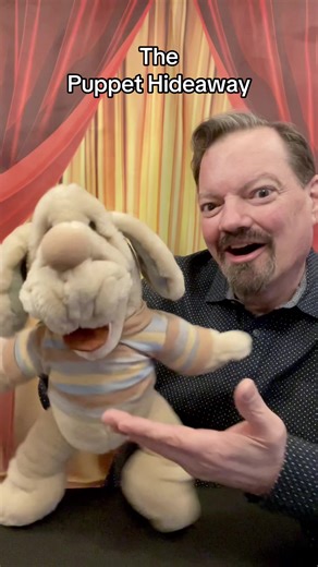 Puppet of the Day – Wrinkles the Dog puppet made by Ganz Bros. #thepuppethideaway #puppetoftheday #puppetfan #dogs #dogshow Puppeteer Eric Thomsen shares his appreciation for this Wrinkles the Dog puppet made by Ganz Bros. in 1981