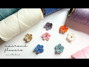 DIY Macrame Flowers Tutorial | Easy Step-by-Step Guide for Beginners