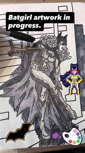 #Batgirl #dccomics #Art #illustration #GraphicDesign