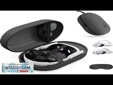 Syntech Large Hard Carrying Case Compatible with Meta Quest 3S Oculus Quest 3 2 Pro Pico4