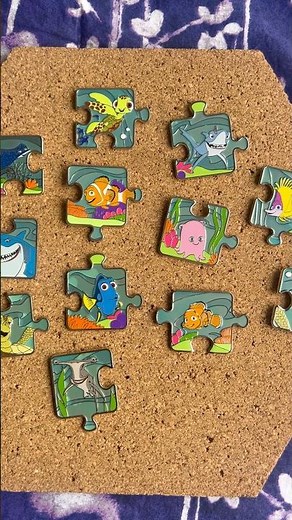 Finding Nemo puzzle pin set 🧩