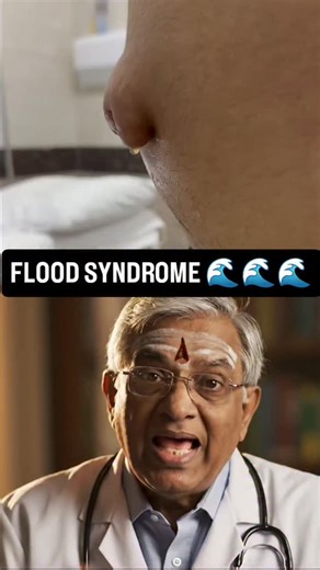 Dr Kailasam on Instagram: "Flood Syndrome: When the Belly Bursts from the Inside 💔🌊 Flood Syndrome is a rare, life-threatening complication of liver cirrhosis where tense ascites ruptures an umbilical hernia, leading to a sudden leak of ascitic fluid from the belly button. It happens when portal hypertension and high intra-abdominal pressure weaken the skin over the hernia, until it gives way — literally a belly that floods. #FloodSyndrome #LiverCirrhosis #Ascites #UmbilicalHernia #LiverDiseas
