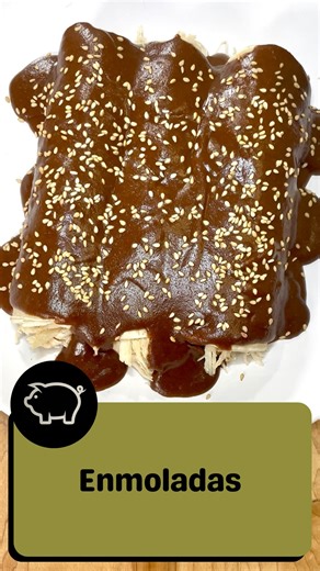 Enchiladas Series Episode 6: Enmoladas These Enmoladas my way are quick, comforting, and packed with bold flavor. Using store-bought mole paste, tender shredded chicken, and a touch of heat from chiles de árbol, this dish comes together in under 40 minutes, perfect for an easy weeknight dinner with authentic Mexican taste. Find the full recipe in my website 🫶🏼 . . . . . . #Enmoladas #EnchiladasSeries #MexicanFood #MoleSauce #EasyMexicanRecipes #HomemadeGoodness #FlavorfulBites #FoodieFavorites