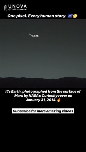 Earth Seen from the Surface of Mars 🌍✨