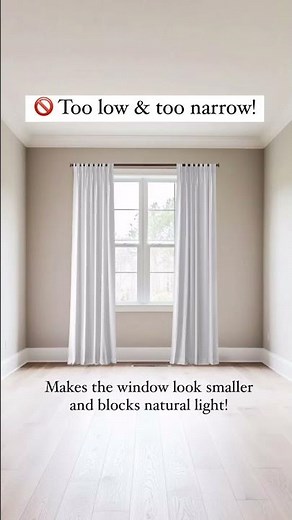 How to Hang Curtains the Right Way! #interiordesign #homedecor #curtains #cozyhome #diyhomedecor