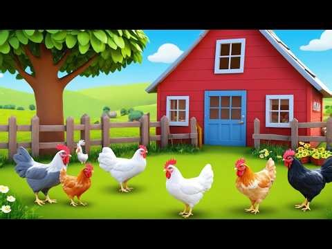 Little Hen Protects Her Eggs from Danger | Funny and Fun Kids Nursery Rhyme Animation