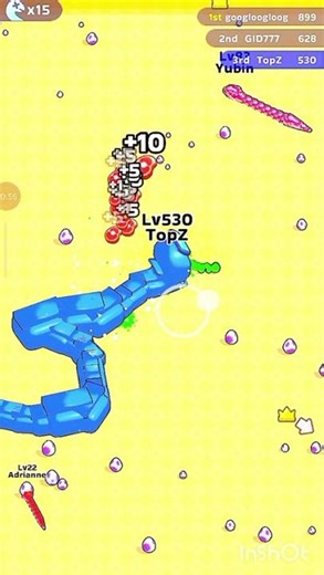 Snake Clash VIP 😱 Best Gameplay 1077🔥#snakeclash​#games​#indonesia​