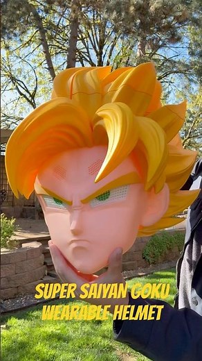 Wearable Goku Helmet #3dprinting #cosplay #dbz
