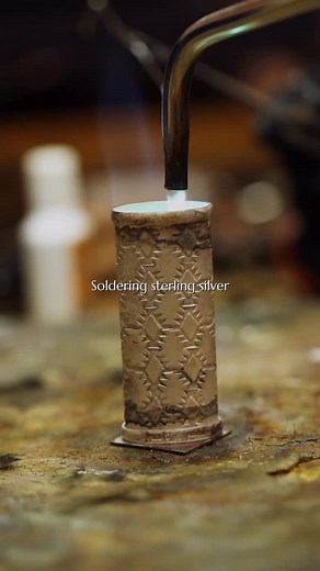 How to solder sterling silver? 🩵🔥✨ ••• #sterlingsilverjewelry #turquoisejewelry #southweststyle #uniquejewelry #solder #fire #foryou #howtomake | T.Skies Jewelry