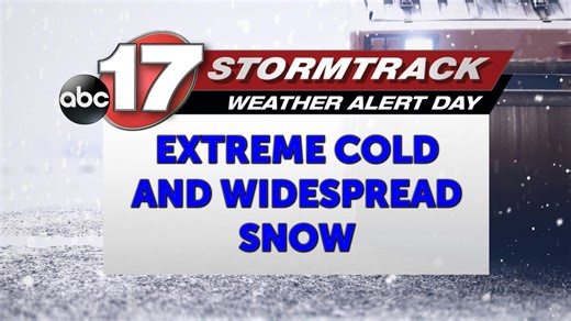 Tracking dangerously cold weather and accumulating snow