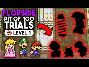 Beating Super Paper Mario's Hardest Dungeon At Level One