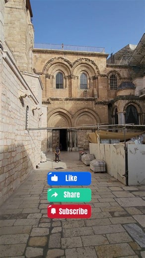 Jerusalem’s Most Awkward Ladder (And Why It’s Still There) #jerusalem #israel #jesus