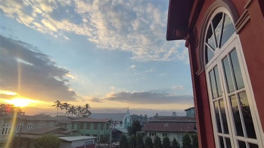 #nature #myanmar #kalaymyo #sunset