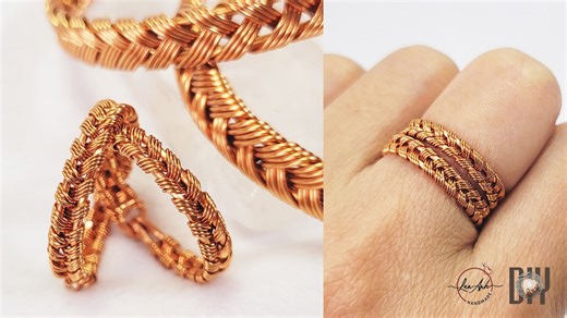 How to make a simple couple ring | UnisexStyle ring that can be used for both men and women 1054