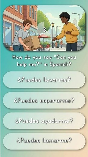 Test Your Spanish Vocabulary With Simple Flashcards 🇪🇦 #languagelearning #quiz #spanish #shorts