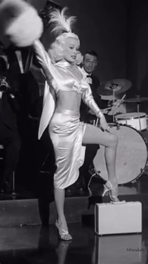 fifties daily on Instagram: "Mamie Van Doren performing “The Girl Who Invented Rock and Roll” in film ‘The Teachers Pet’ (1958)懶 #oldhollywood #movies #musical #classic #beauty #mamievandoren #iconic #teacherspet #goldenageofhollywood #clarkgable #vintage #mamie #glamour #1950sfashion #dorisday #oldhollywoodactress #50s #goldenera #oldhollywoodmovies #singer #actress #hollywood #glam #oldies"