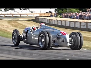1936 Auto Union Type C V16 Exhaust Sound @ Goodwood Festival of Speed!