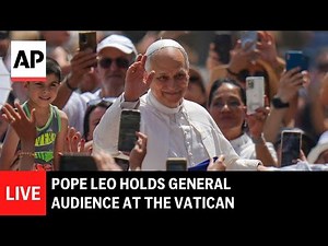 LIVE: Pope Leo XIV holds weekly general audience at the Vatican
