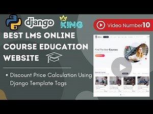 #10 Discount Course Price Using Template Tags in Python Django #learningmanagementsystem #python