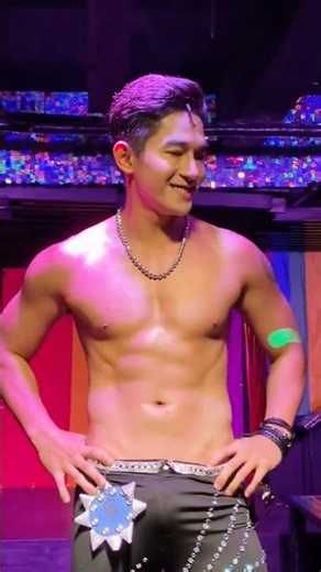 Asian Hunk in Black - Simon Abrenica