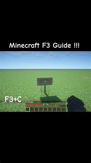 Minecraft F3 Guide!! #minecraft #minecraftguide #shorts #viral #trending #gaming #tutorial #shadowz