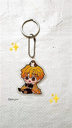 Zenitsu is finally here! ⚡✨ Handmade Anime Keychain